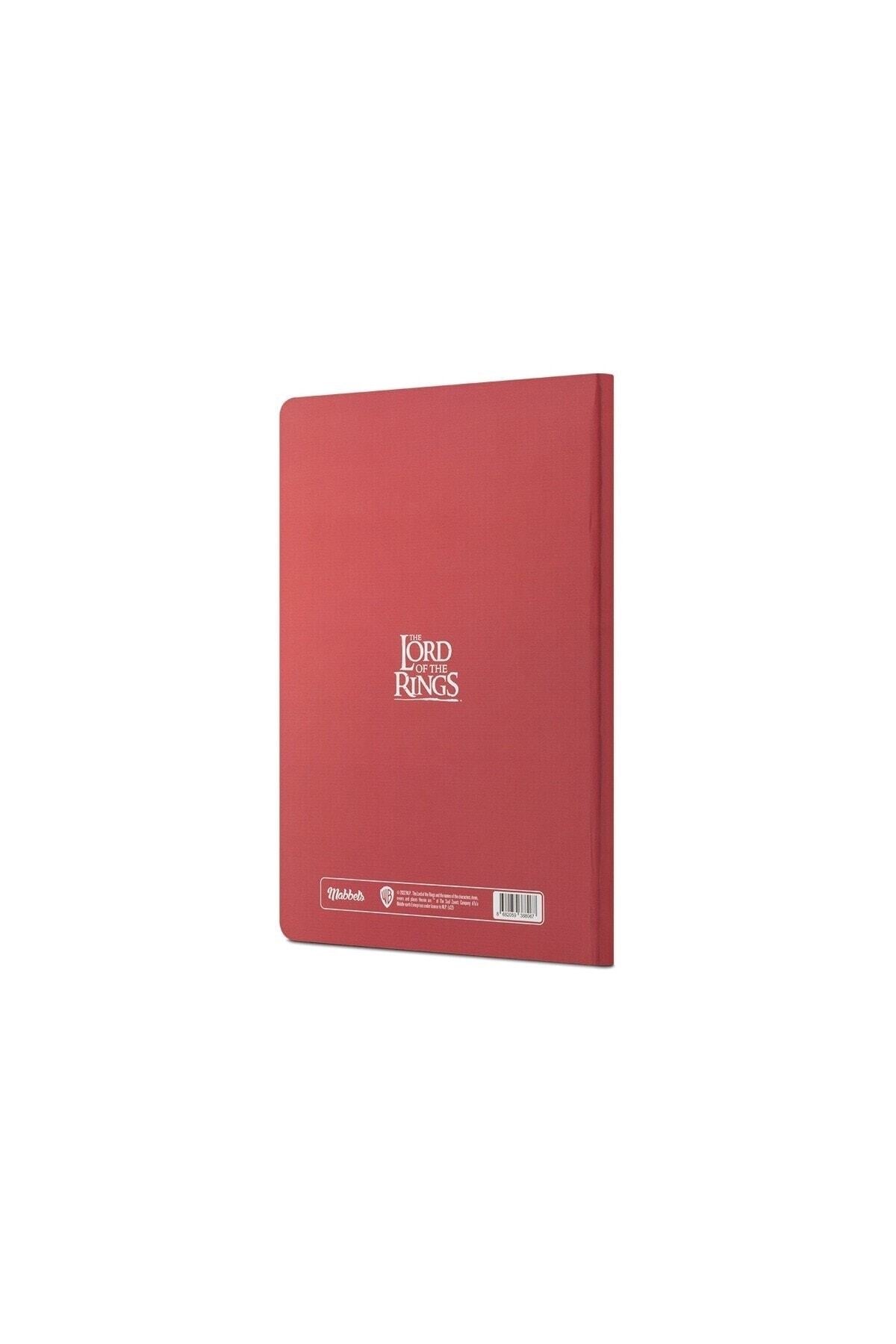 The Lord Of The Rings Maden Kapı Sert Kapak Butik Defter Kırmızı Çizgisiz