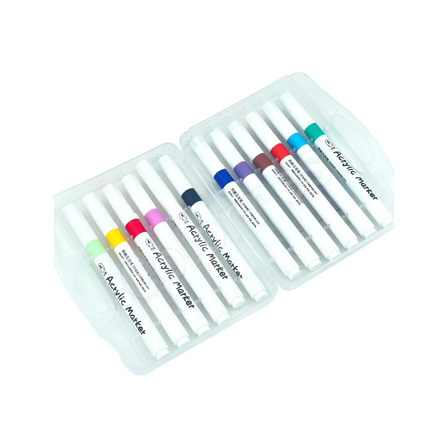 Odemei 12li Akrilik Kalem Kutu