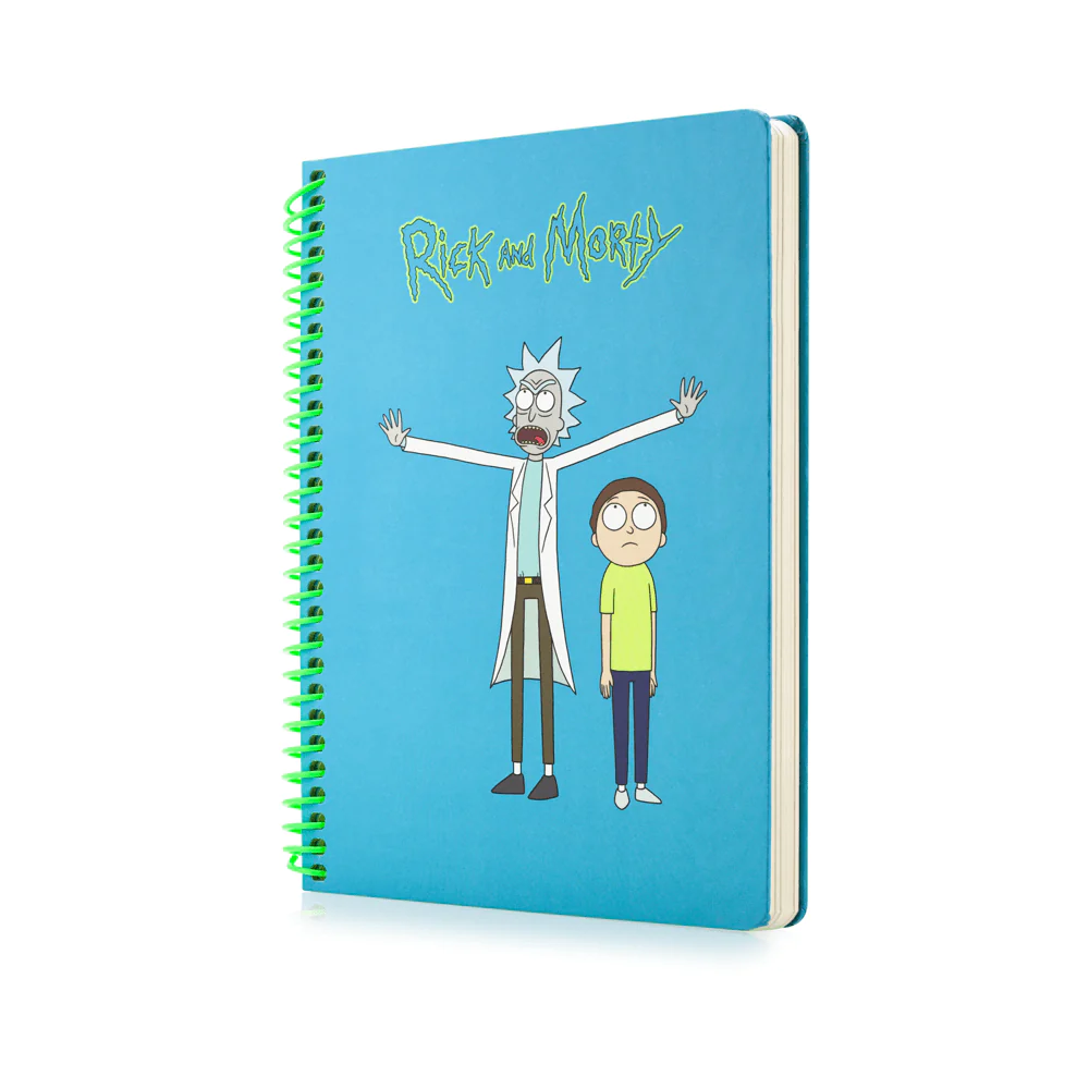 Rick And Morty Spiralli Butik Defter 24x17 cm 190 sayfa
