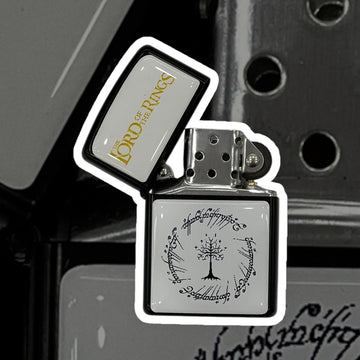 Lotr - Gondor Tree Metal Benzinli Çakmak