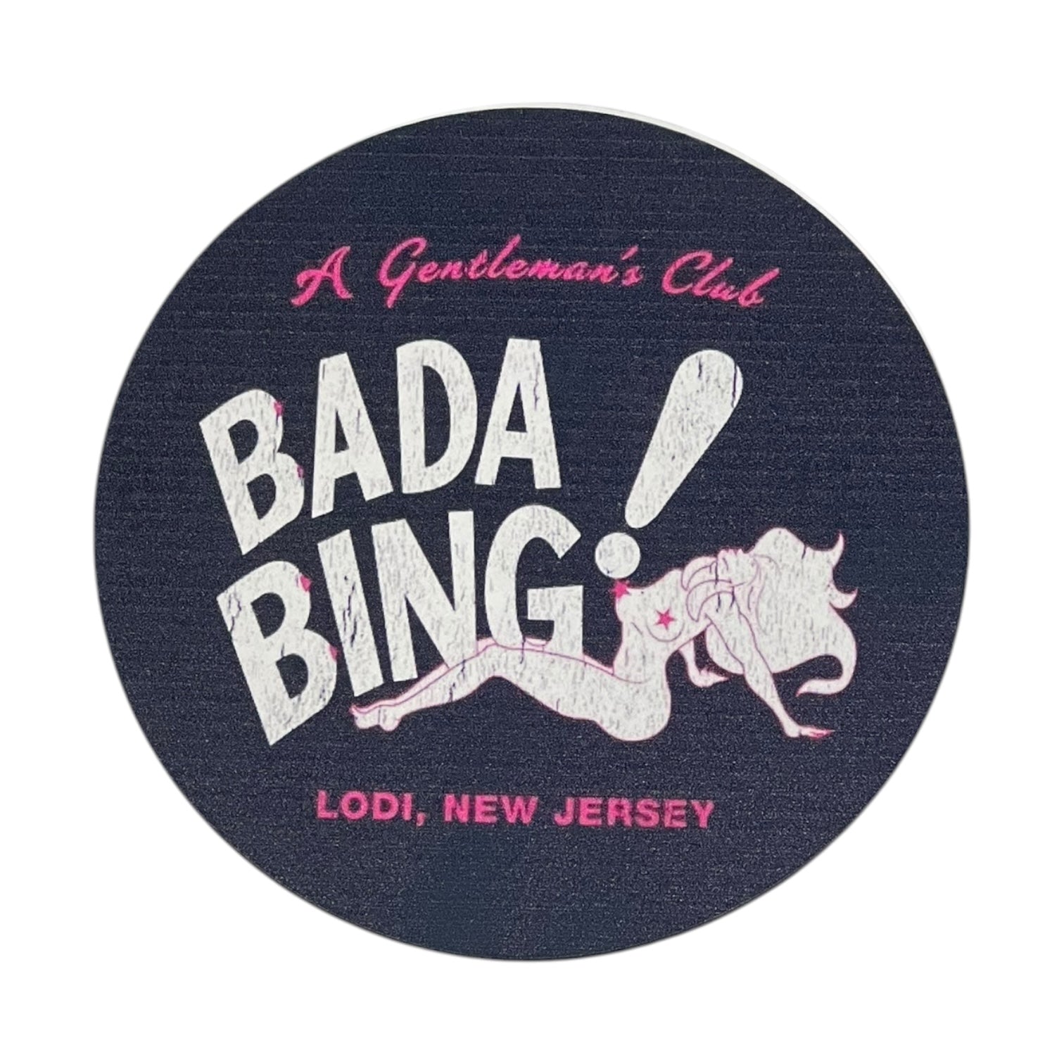 The Sopranos - Bada Bing! Club Ahşap Bardak Altlığı