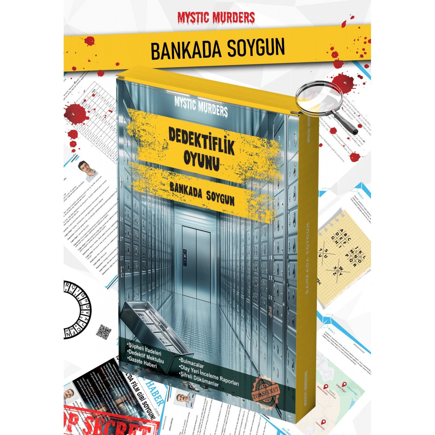 Dedektiflik Cinayet Çözme Oyunu-Bankada Soygun