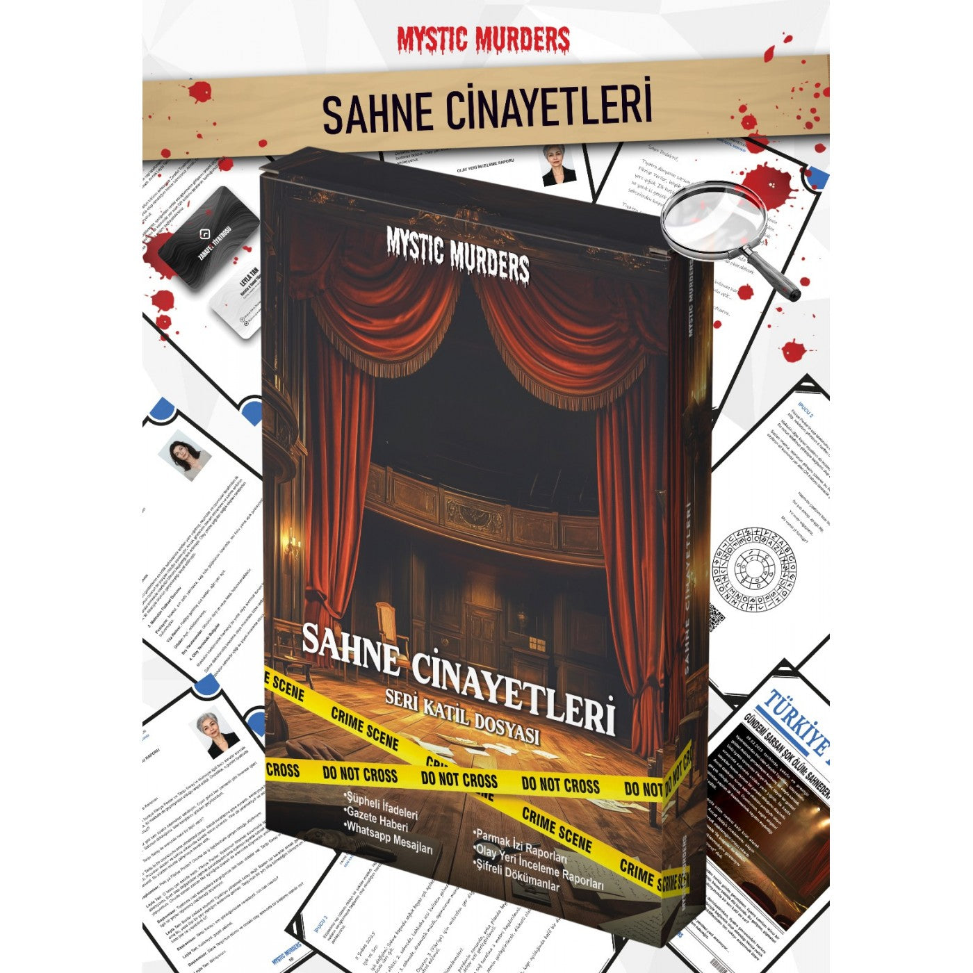 Dedektiflik Cinayet Çözme Oyunu-Sahne Cinayetleri