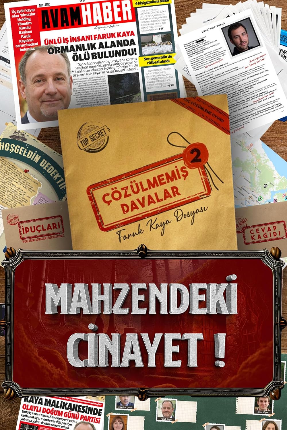 Çözülmemiş Davalar Dedektiflik Oyunu 2 Mahzendeki Cinayet Dosyası