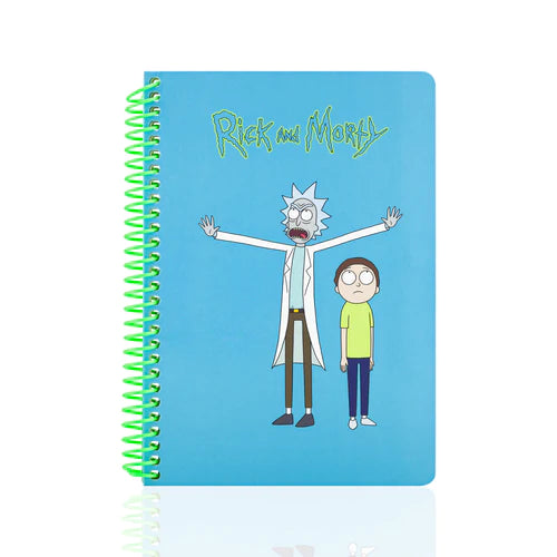 Rick And Morty Spiralli Butik Defter 24x17 cm 190 sayfa