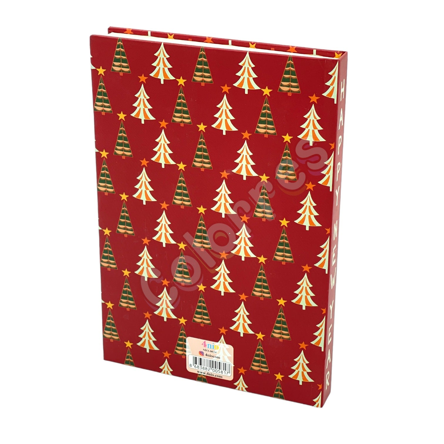 Happy New Year Lucky Sert Kapaklı A5 Defter Çizgili