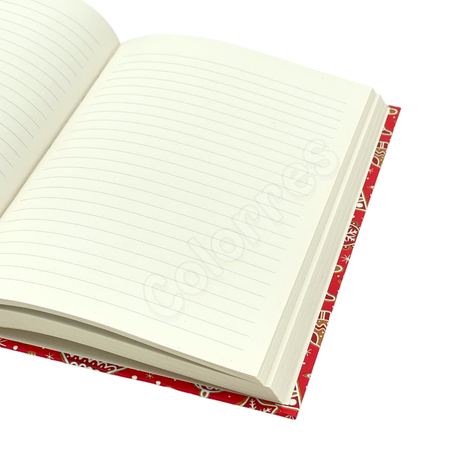 Happy New Year Gingerbread Sert Kapaklı A5 Defter Çizgili