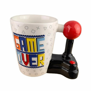 Game Over Joystick 3D Tasarım Seramik Kupa