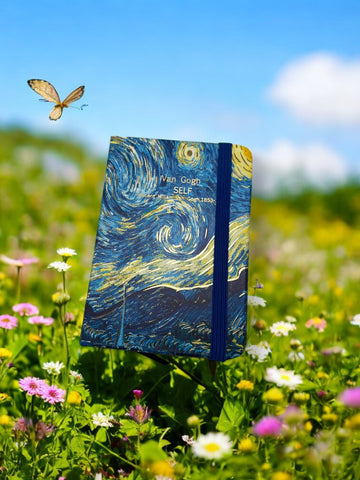Van Gogh "Starry Night" Lastikli Defter 11x7 Cm