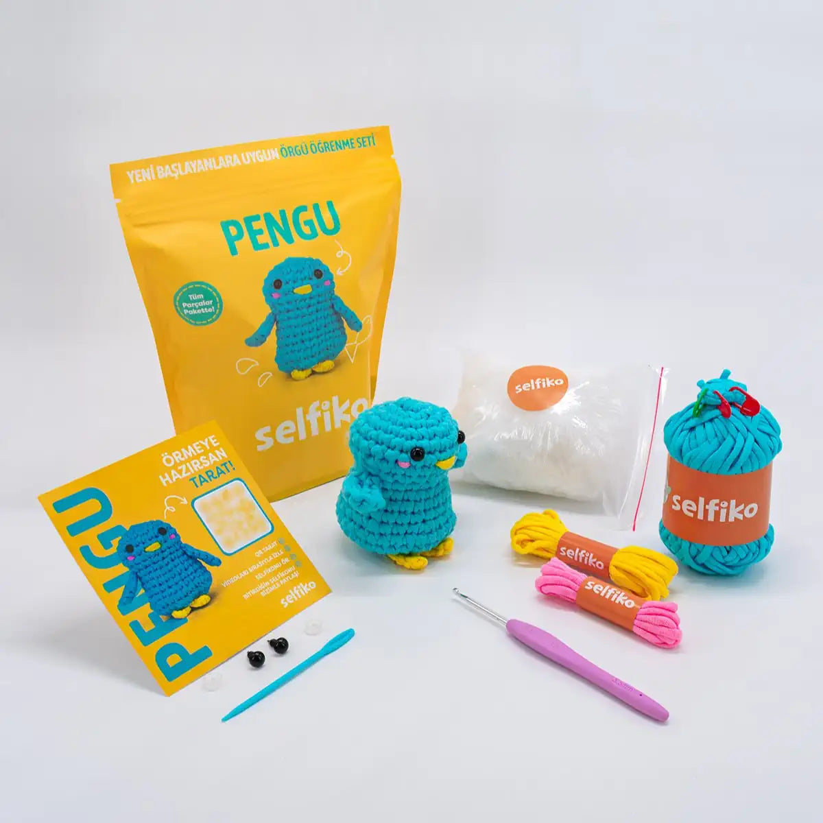 Pengu Örgü Öğrenme Seti