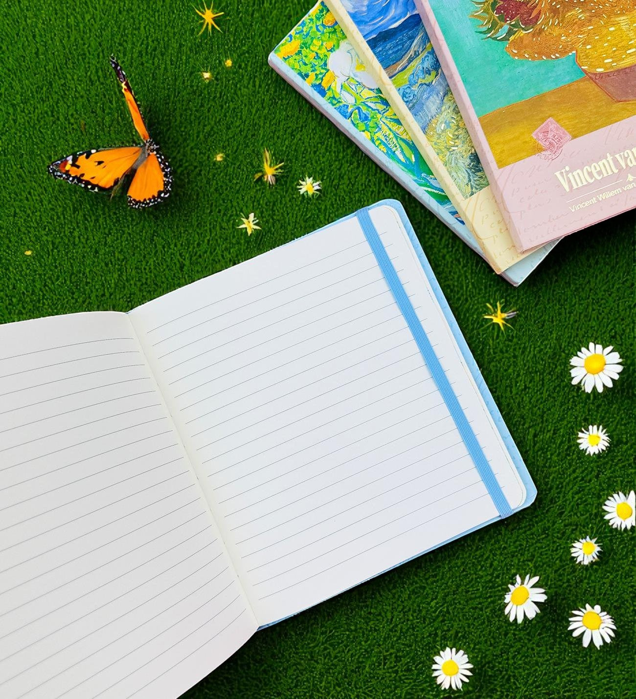 Van Gogh "Saint-Rémy'den Manzara" A5 Defter 19x17 Cm