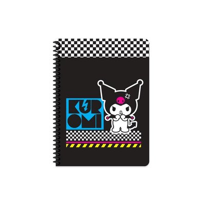 Kuromi 16,5*22,5 80 Yaprak Çiz Spiralli Karton Kapak Defter