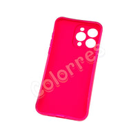 Simli iPhone Kılıfı Neon Pink