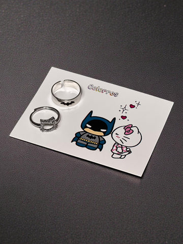 Hello Kitty Batman Çift Yüzükleri
