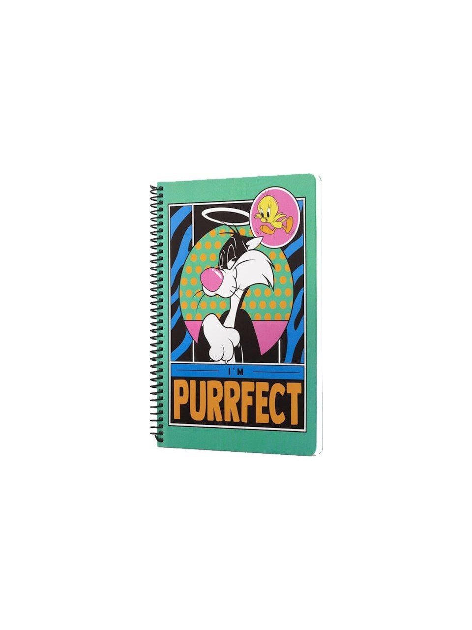 Looney Tunes I'm Perrfect Spiralli Defter Yeşil 80 Yaprak 17x24 cm