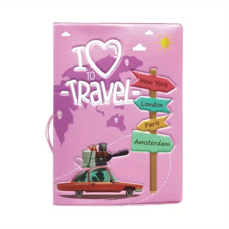 Pasaport Kılıfı - I Love To Travel