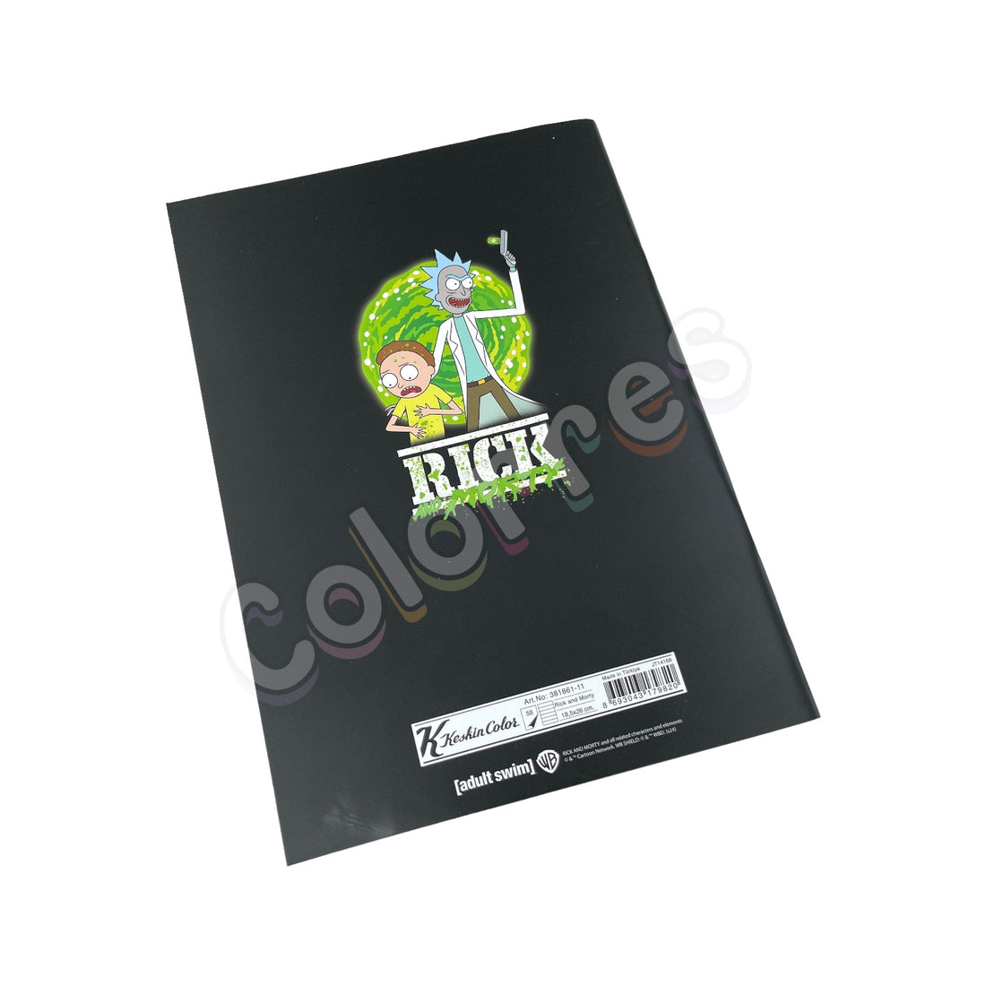 Rick and Morty Çizgili Tel Dikişli Defter