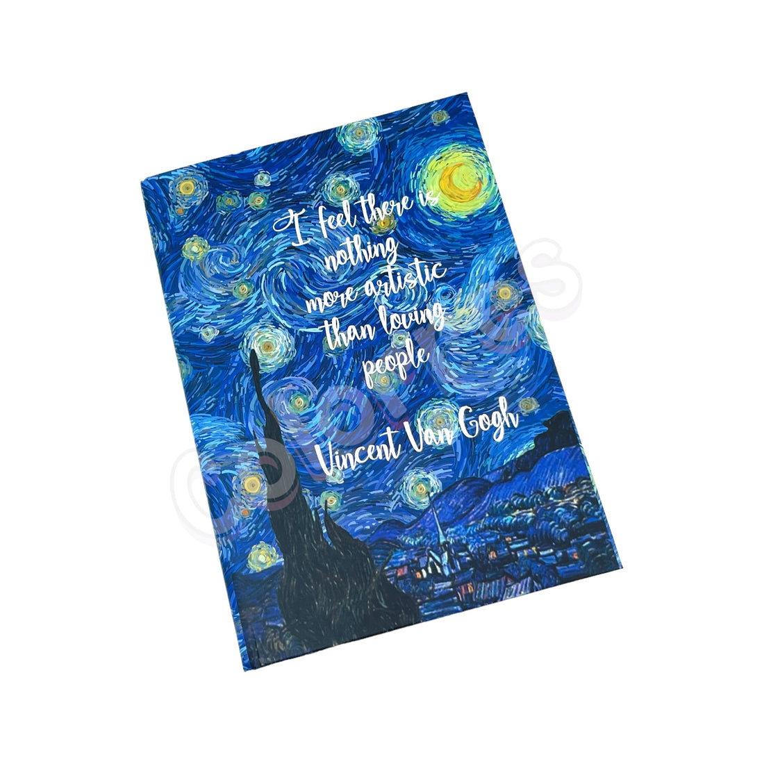 Van Gogh Starry Night Sert Kapaklı Defter 19x14 cm