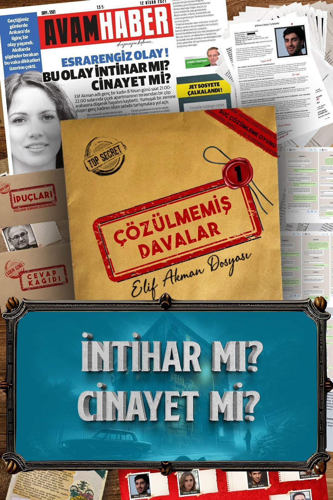 Çözülmemiş Davalar Dedektiflik Oyunu Elif Akman Dosyası