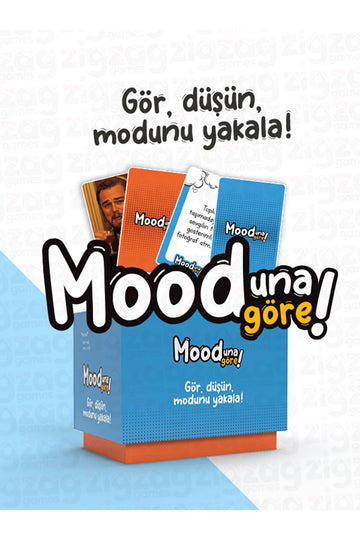 Mooduna Göre - Komik Mood Oyunu | Arkadaş & Aile İçin Kutu Oyunu | Kart Oyunu | 216 Kart
