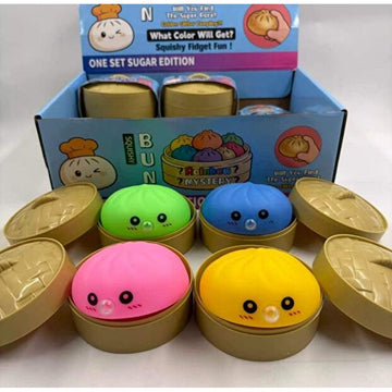 Çin Mantısı - -Rainbow Mystery Squishy Bun