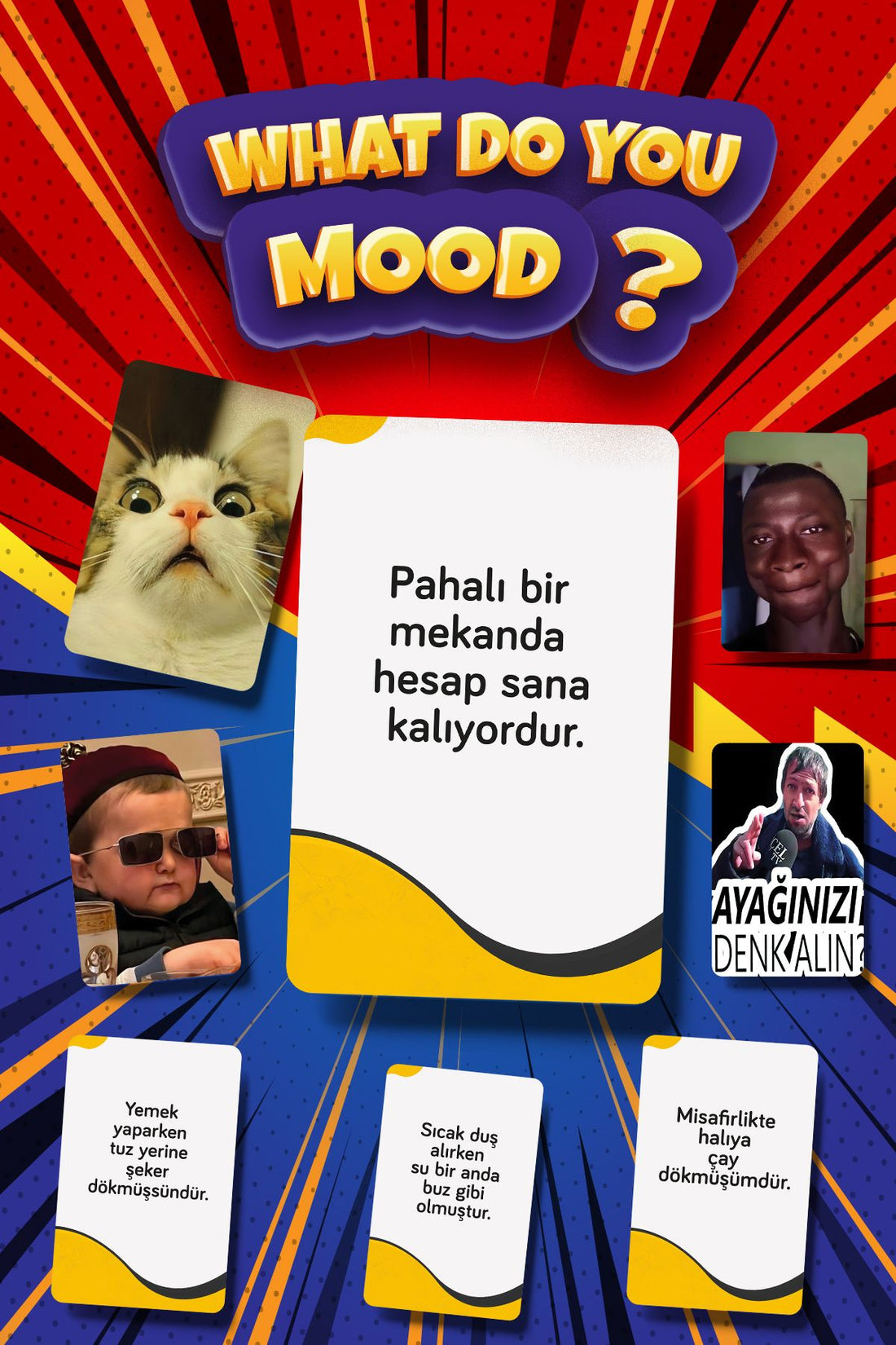 What Do You Mood - Eğlenceli Grup Arkadaş Aile Kutu Oyunu -