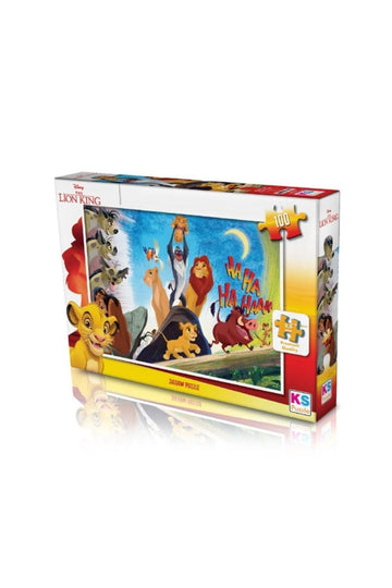 Ks Games Lion King Puzzle 100 parça
