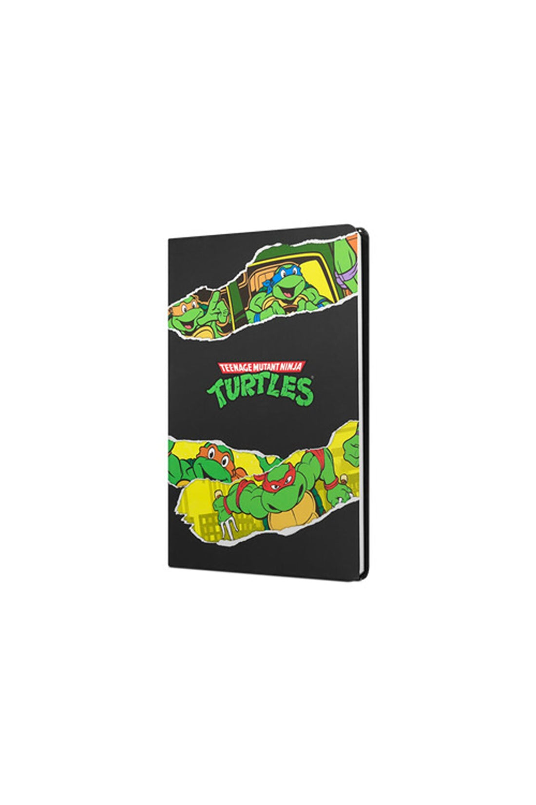 Ninja Turtles Sert Kapak Butik Not Defteri Siyah 80 Yaprak Çizgili 1
