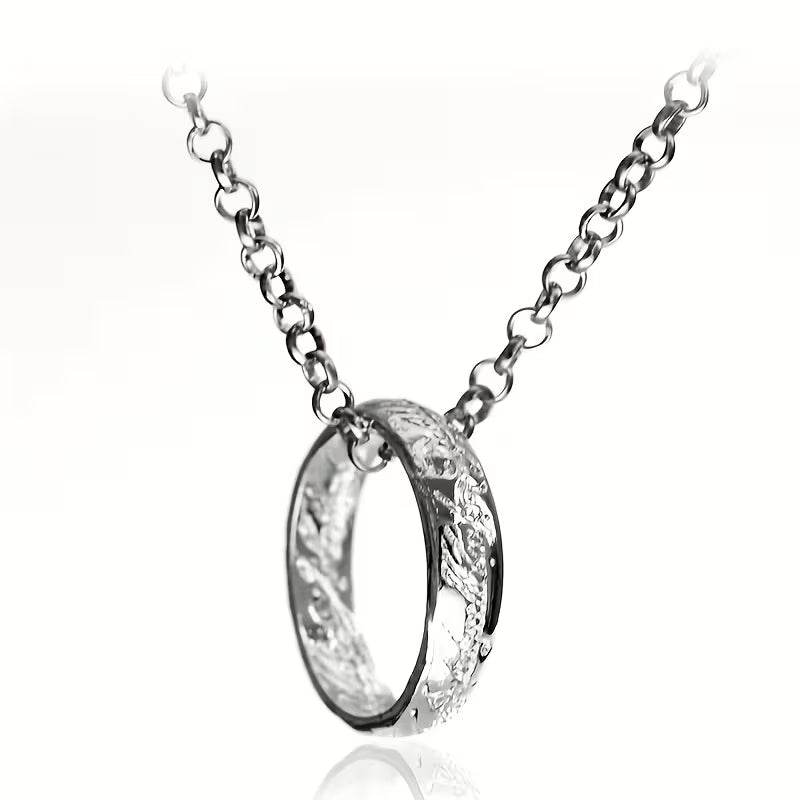 Yüzüklerin Efendisi Gümüş Yüzük / Kolye LOTR