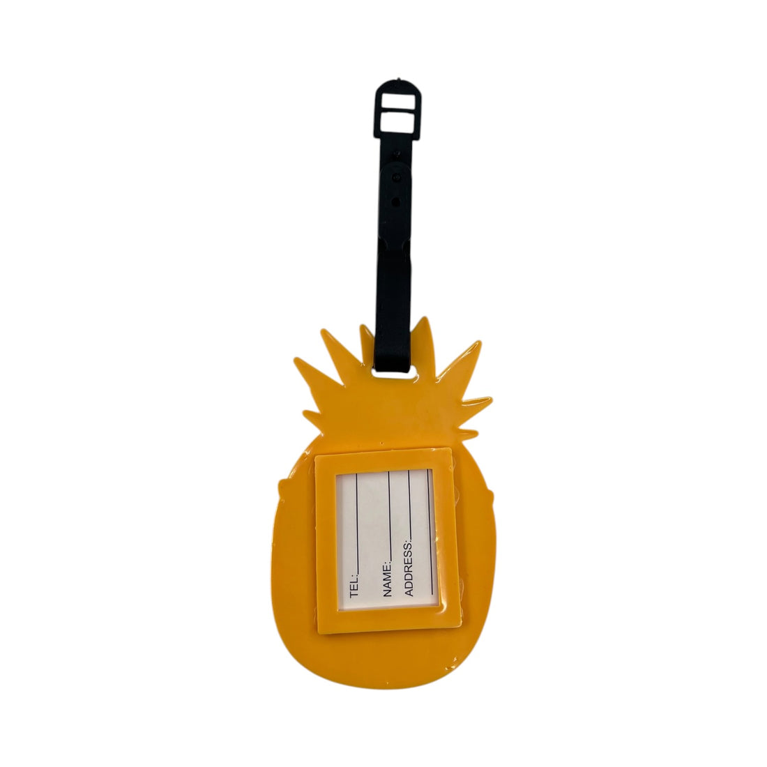 Gözlüklü Ananas Seyahat Bagaj Etiketi