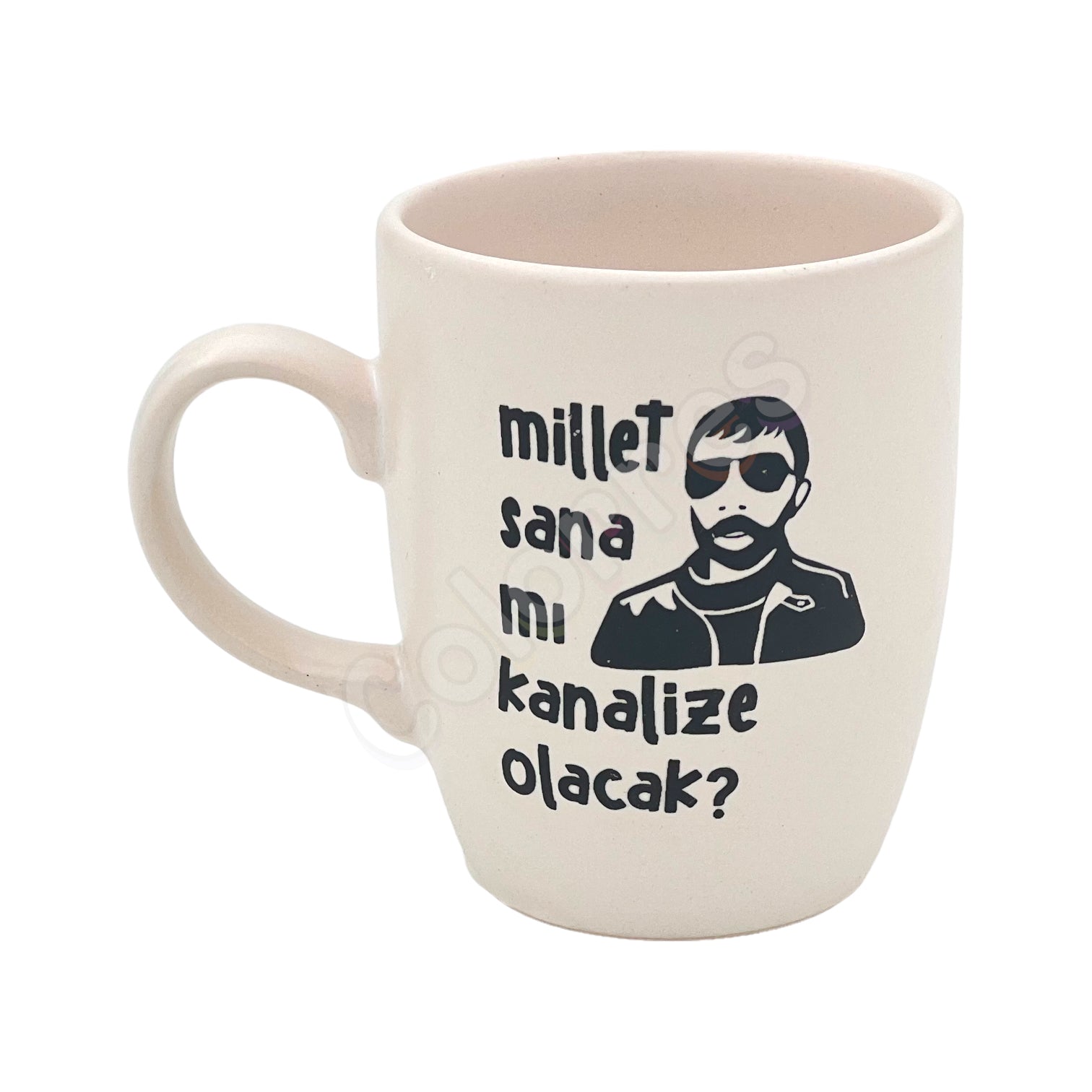 Millet Sana Mı Kanalize Olacak? Oval Krem Kupa