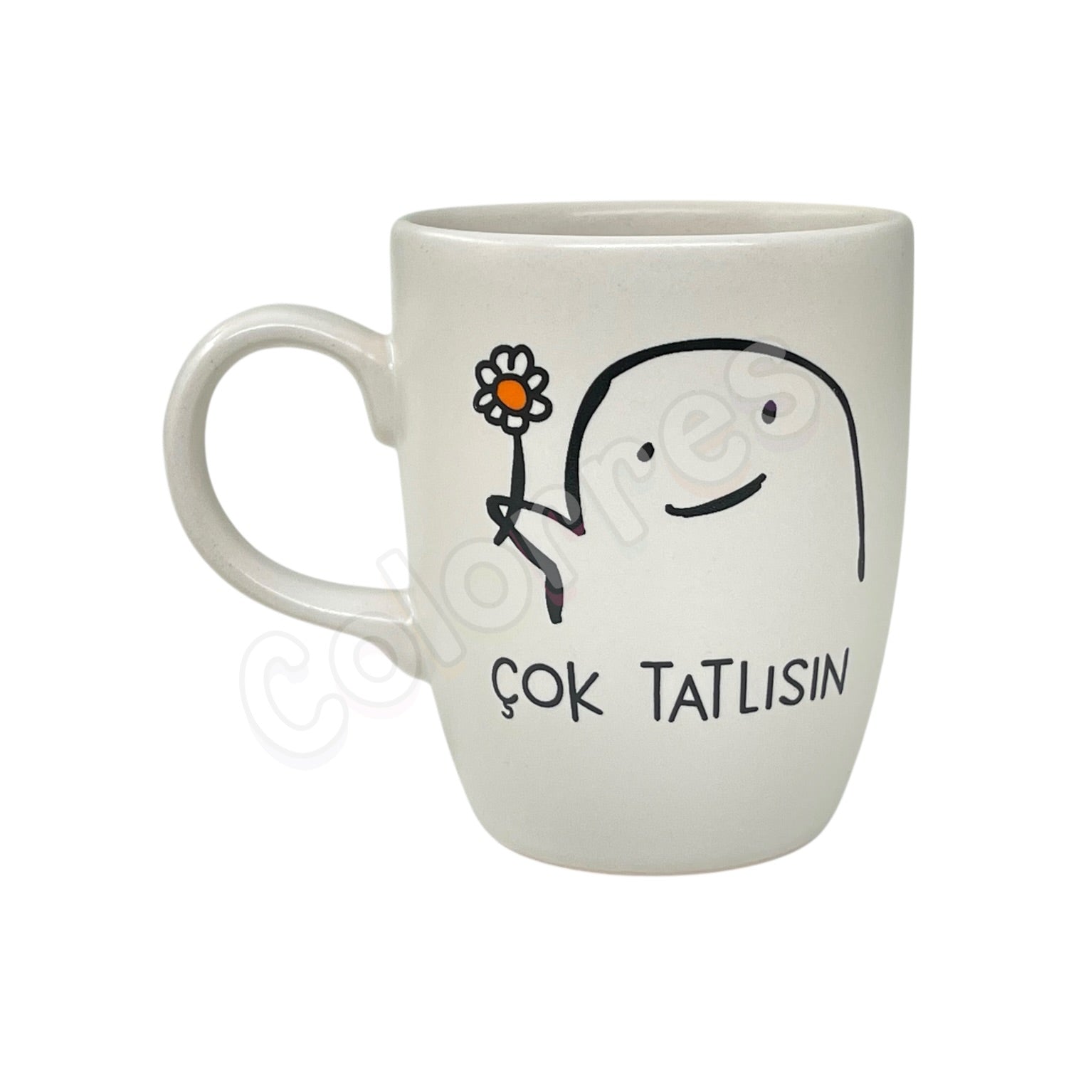 Çok Tatlısın- Oval Krem Kupa