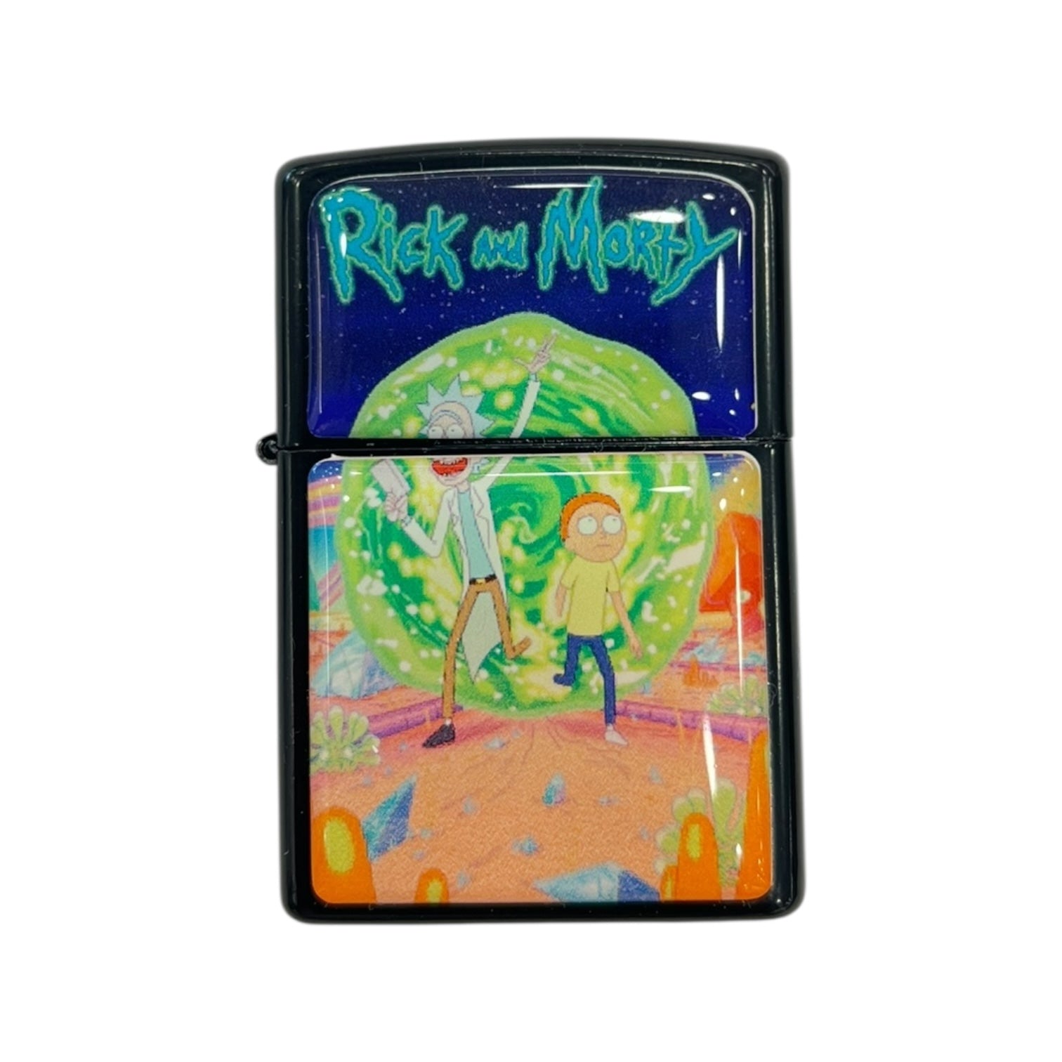 Rick and Morty “Portal” Metal Çakmak
