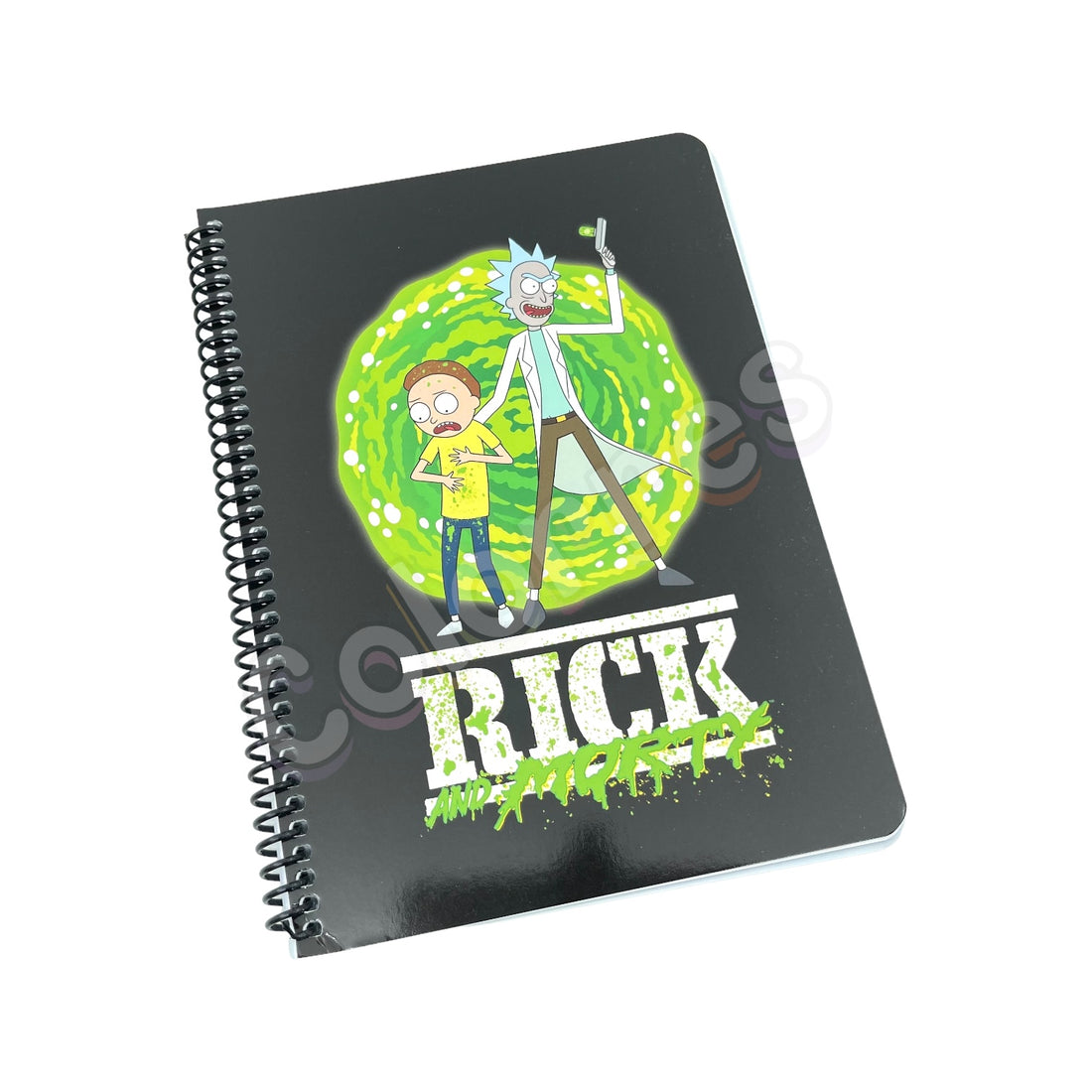 Rick and Morty Çizgili Spiralli Defter