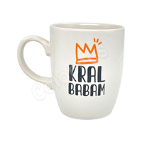 Kral Babam - Oval Krem Kupa