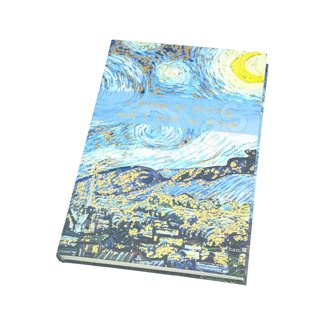 Sert Kapaklı Lastikli Defter - Starry Night