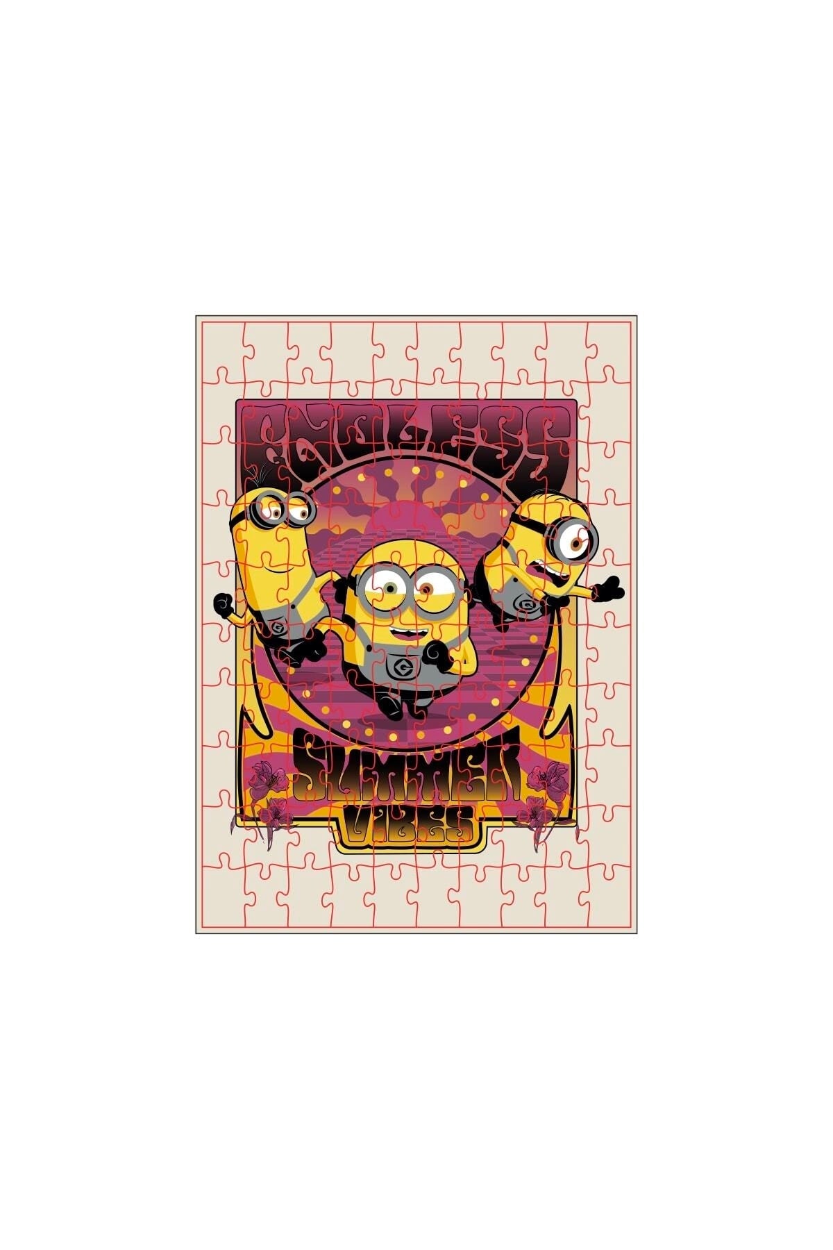 Minions Endless Summer Vibes 100 Parça Puzzle