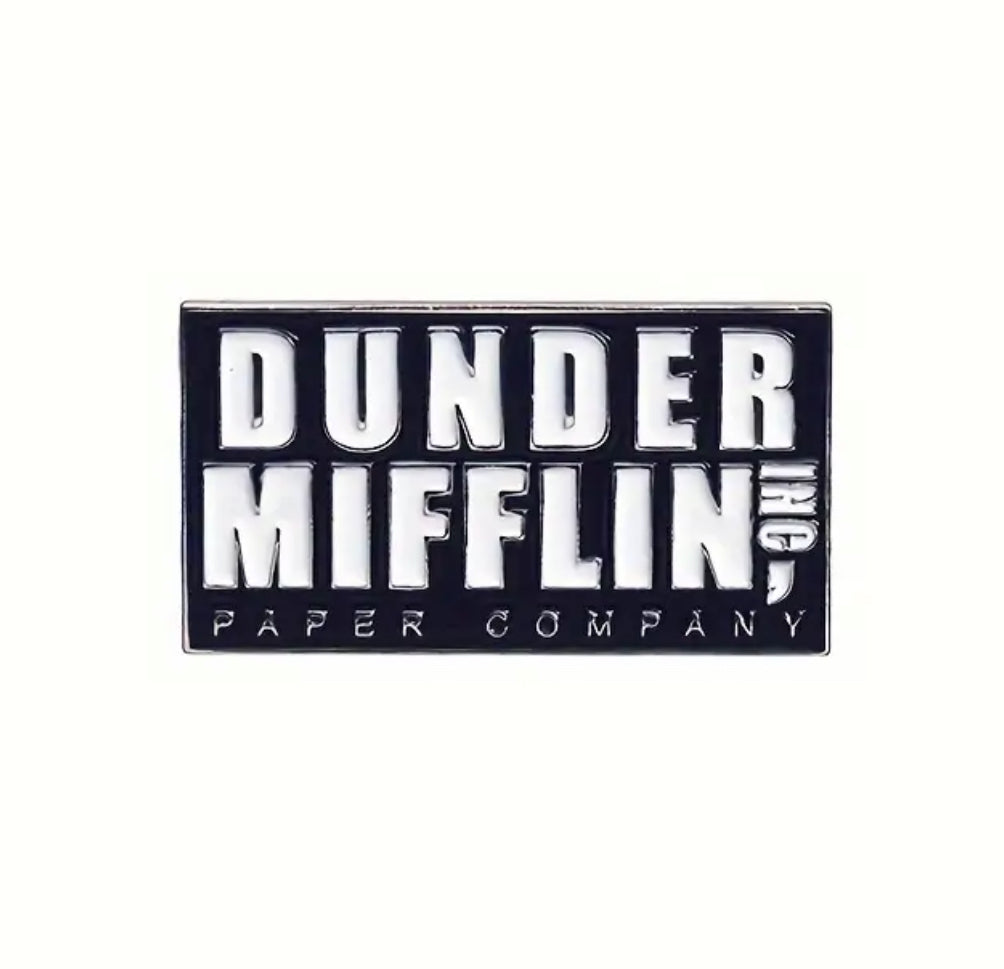 Dunder Mifflin Pin Rozet Broş