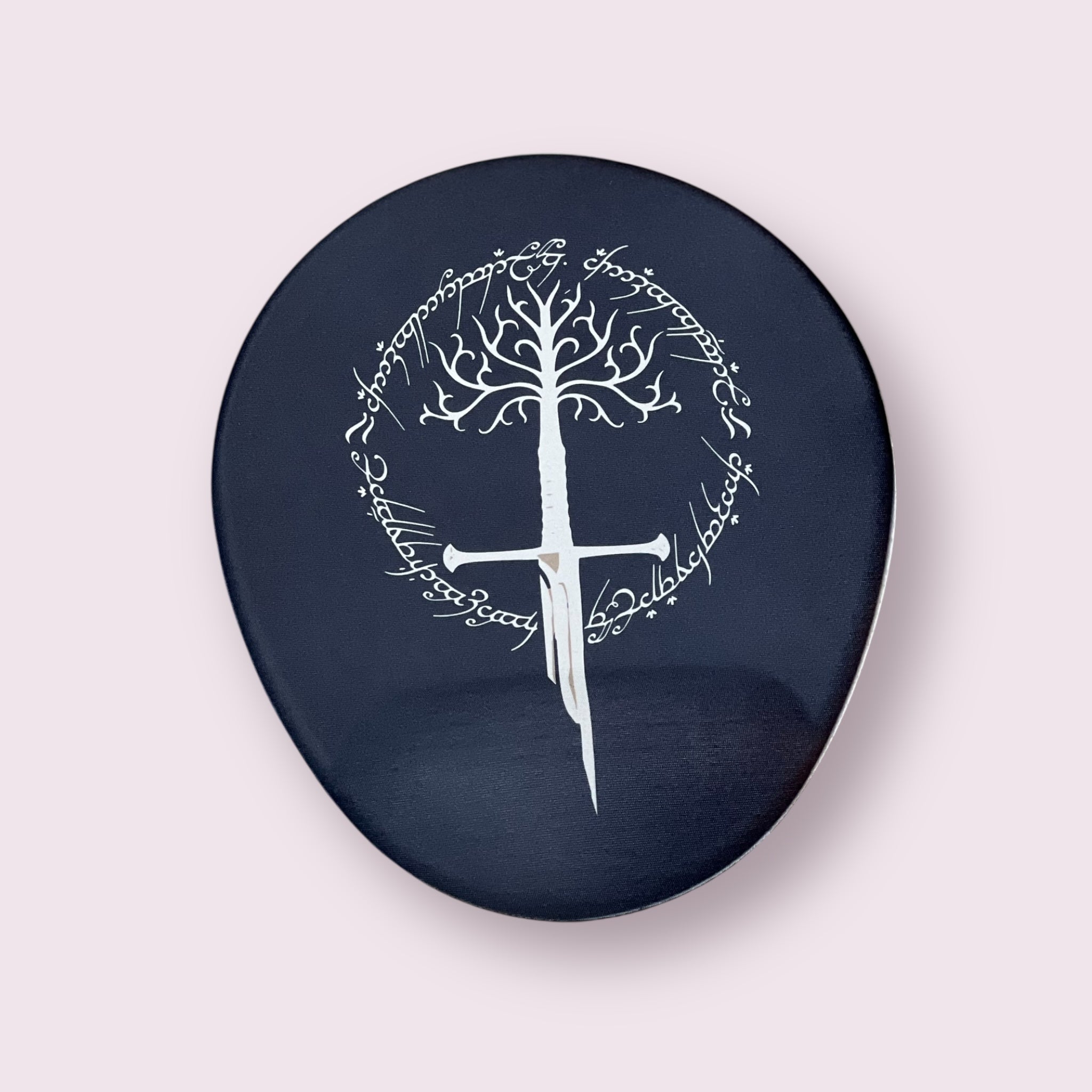 Yüzüklerin Efendisi "Narsil" Bilek Destekli Yuvarlak Mouse Pad - Lotr
