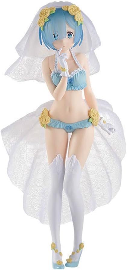 Re:Zero Rem Figürü Gelinlik 24cm