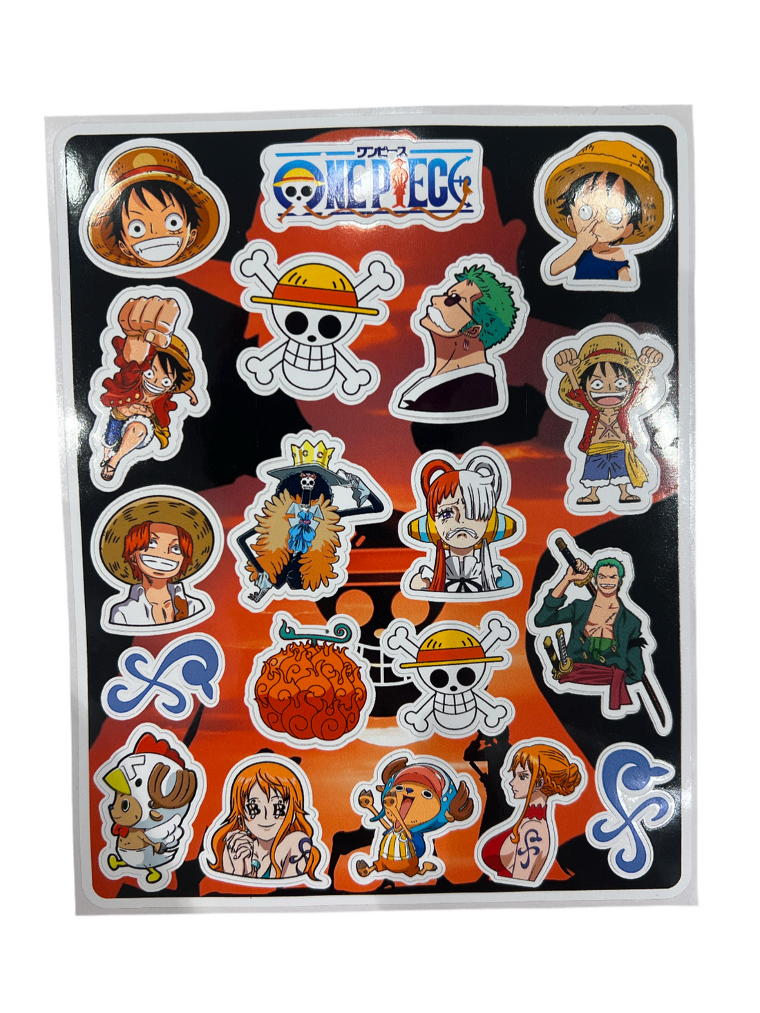 One Piece Sticker Seti 14x18cm