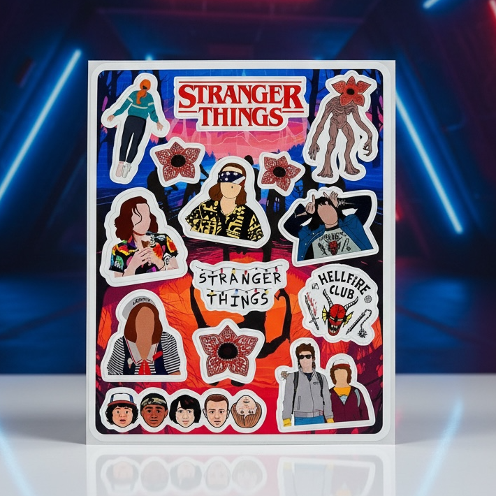 Stranger Things Sticker Seti 14x17 cm – Colorres