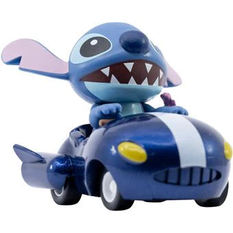 Disney Lilo & Stitch Blue Spaceship Stitch Figür & Çekçek Araba