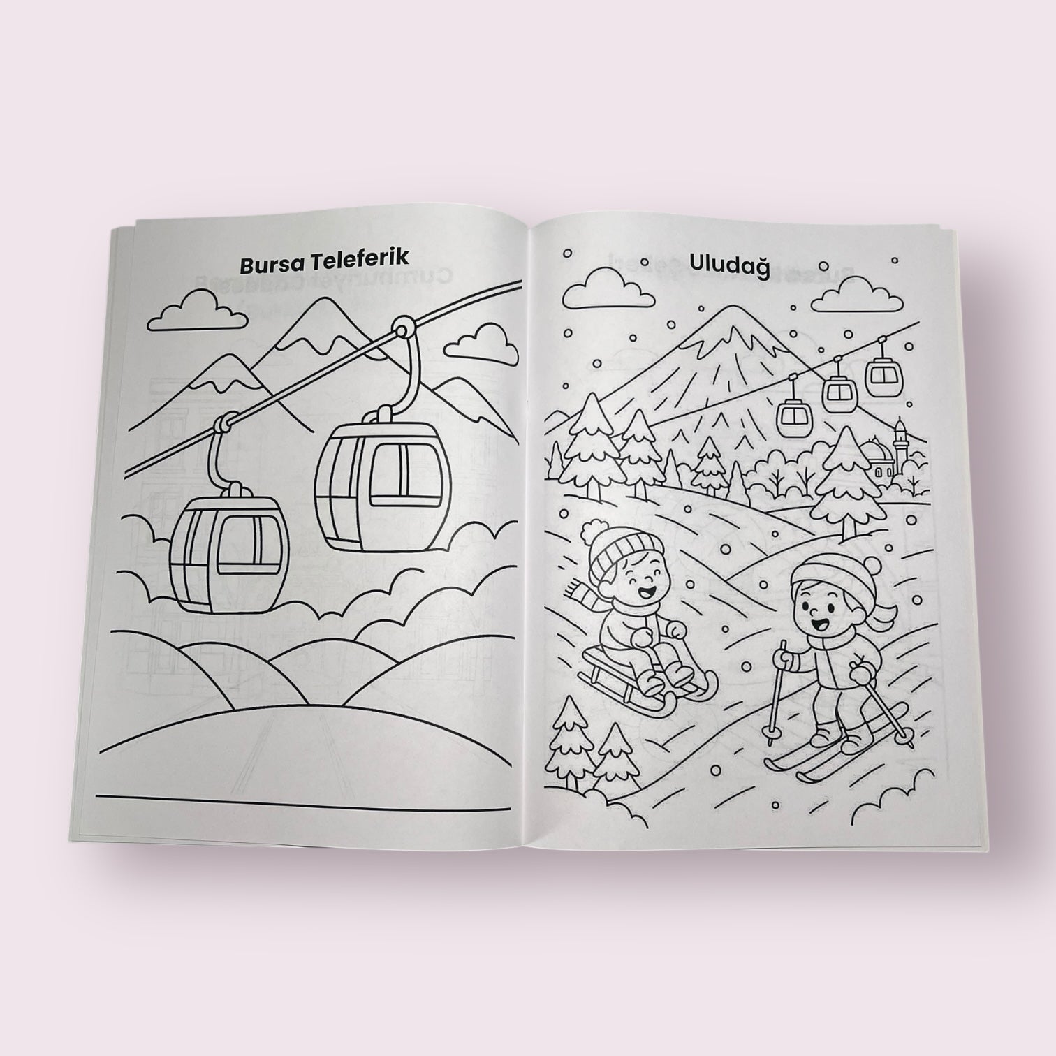 Renkli Bursa Macerası - Boyama Kitabı