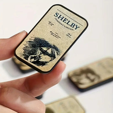 Shelby Temalı Metal Kibrit Kutusu - Peaky Blinders - Kibrit çubukları dahil değildir.
