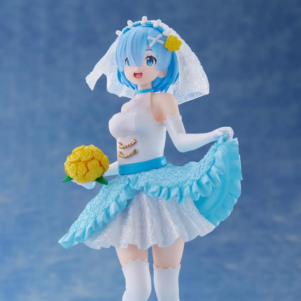 Re:Zero Rem Figürü Gelinlik 18 cm