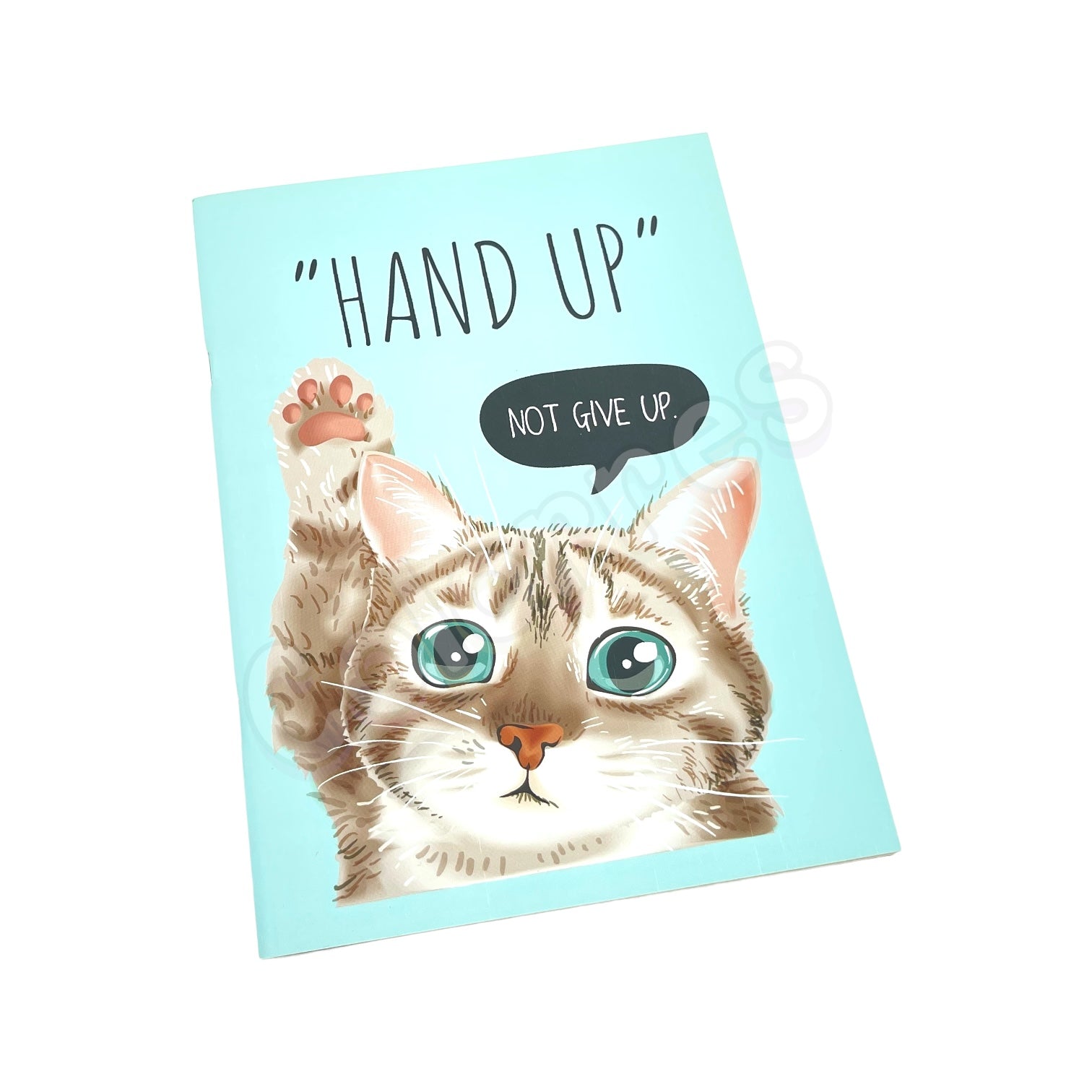 Hand Up Cat 18x26 cm Defter Çizgili Terzi Dikişli