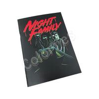 Rick and Morty Night Family Çizgili Tel Dikişli Defter