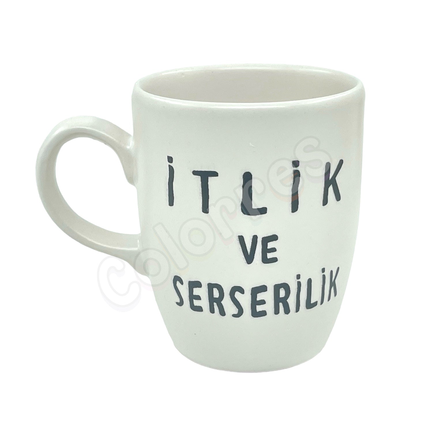 İtlik ve Serserilik - Oval Krem Kupa