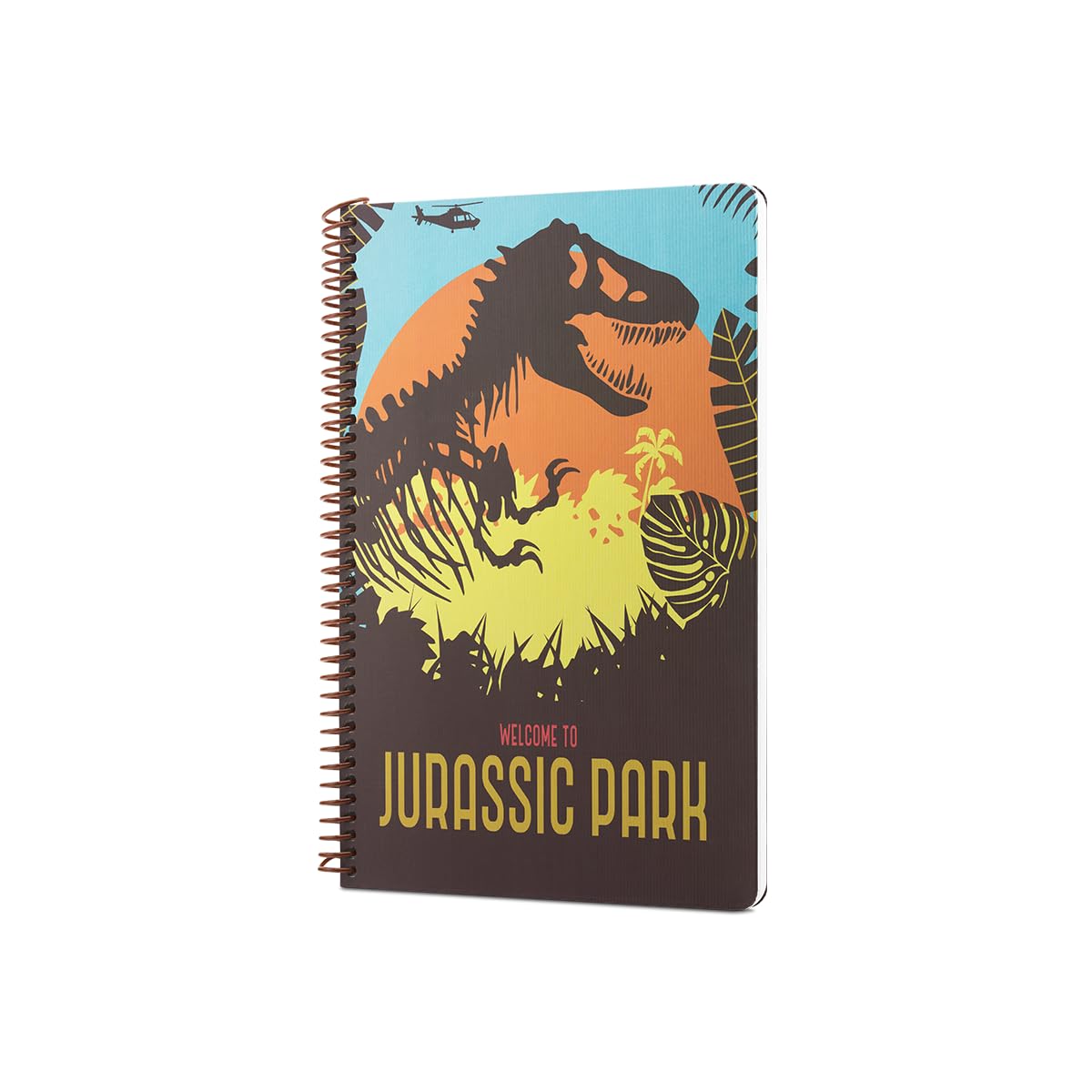 Jurassic Park Wellcome To Spiralli Defter Kahverengi 80 Yaprak 17 X 24